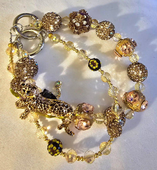 Golden Leopard Accessory Chain