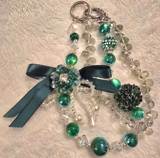 Green Rose Accessory Chain