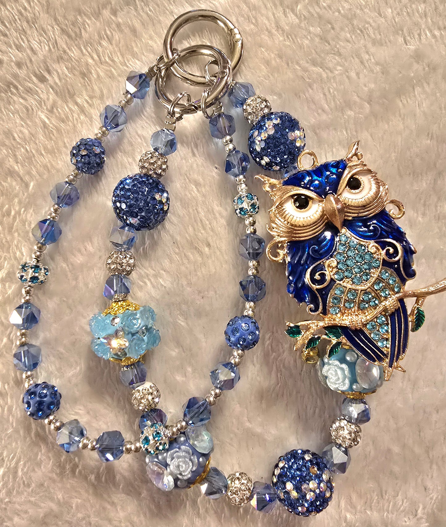 Blue Owl Accessory Chain