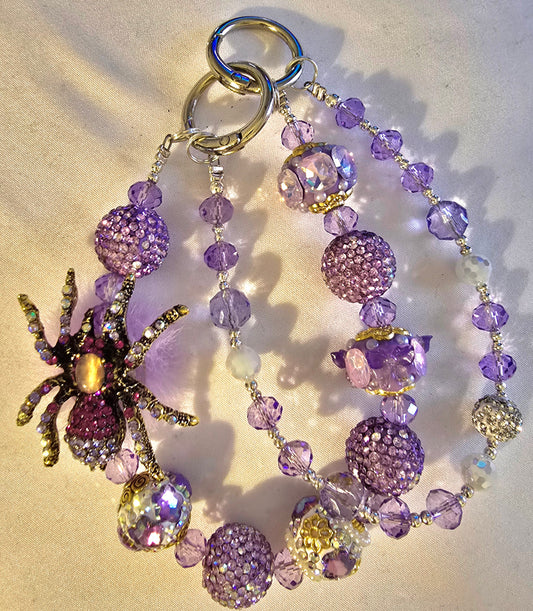 Purple Spider Accessory Chain