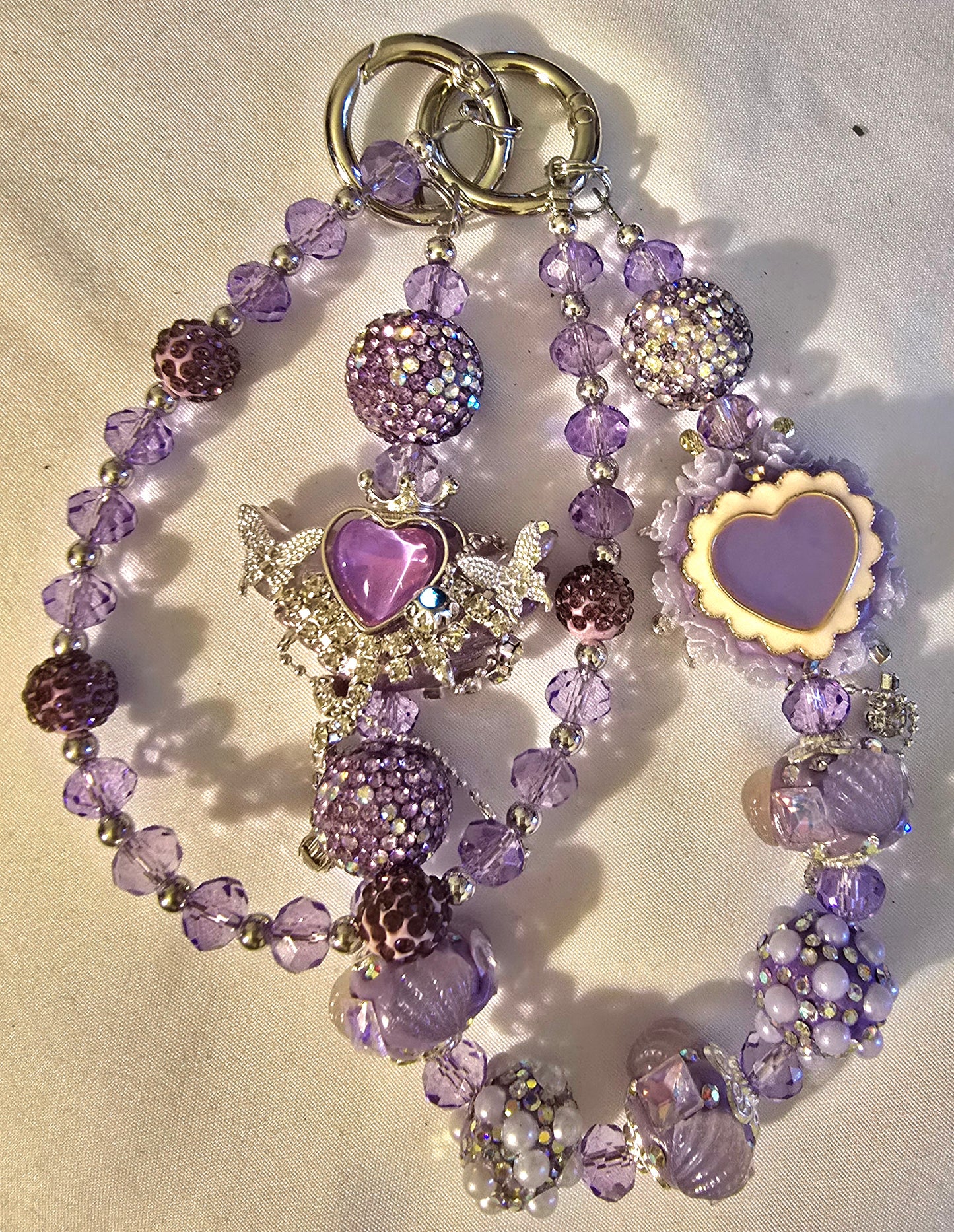 Purple Heart Accessory Chain