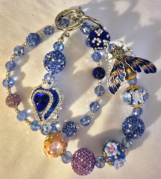 Blue Bumblebee Accessory Chain