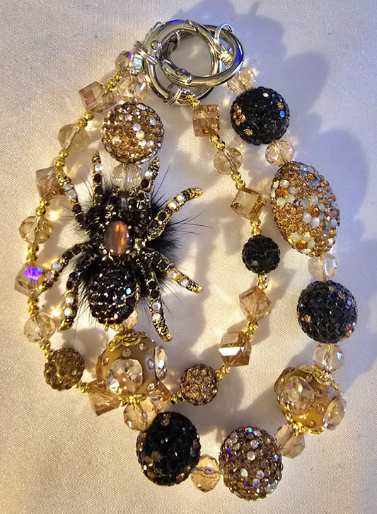 Black Spider Accessory Chain