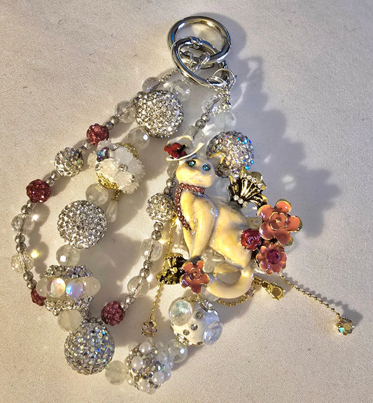White Cat Accessory Chain