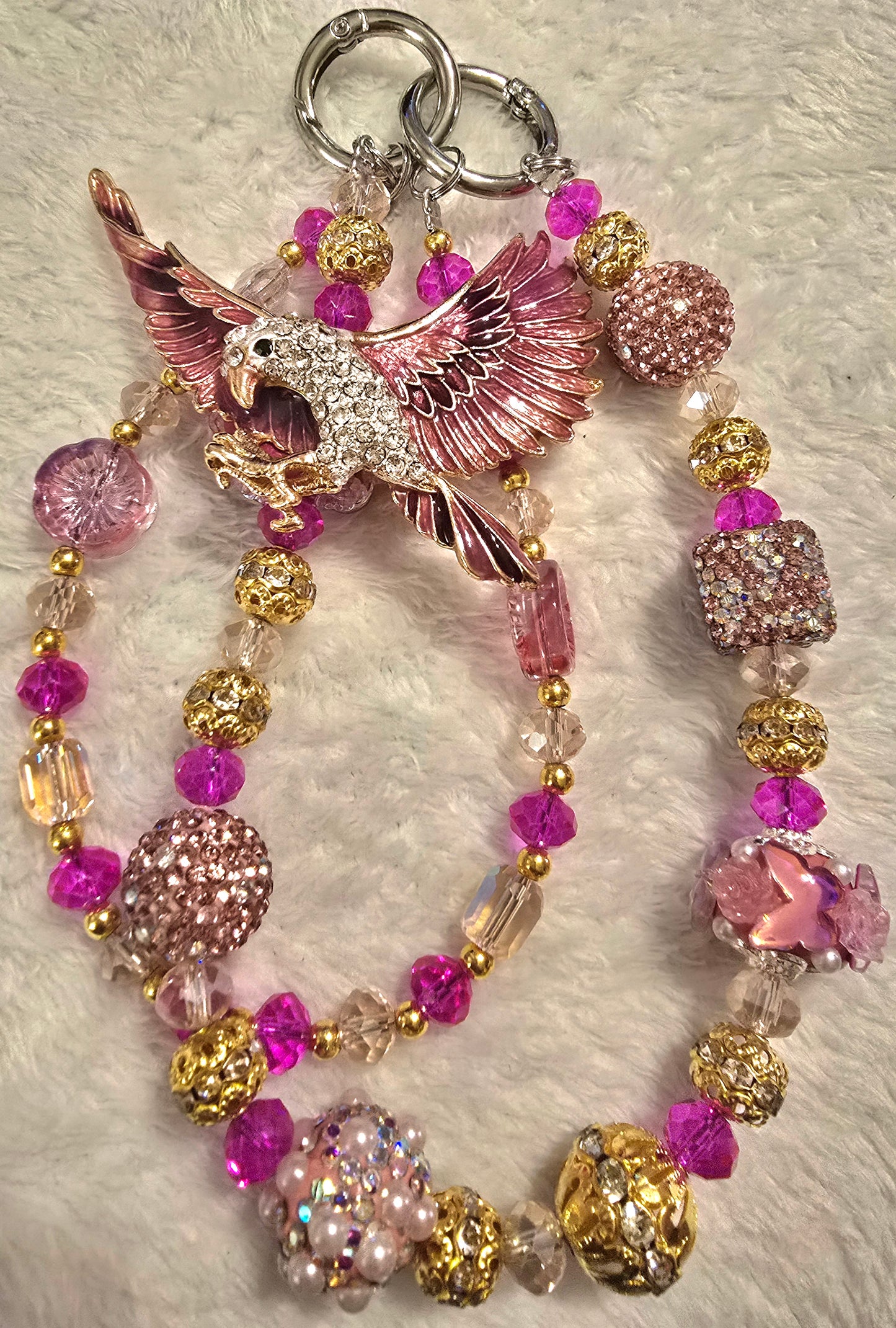 Pink Eagle Accessory Chain