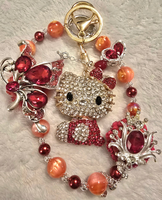 Red HK Accessory Chain
