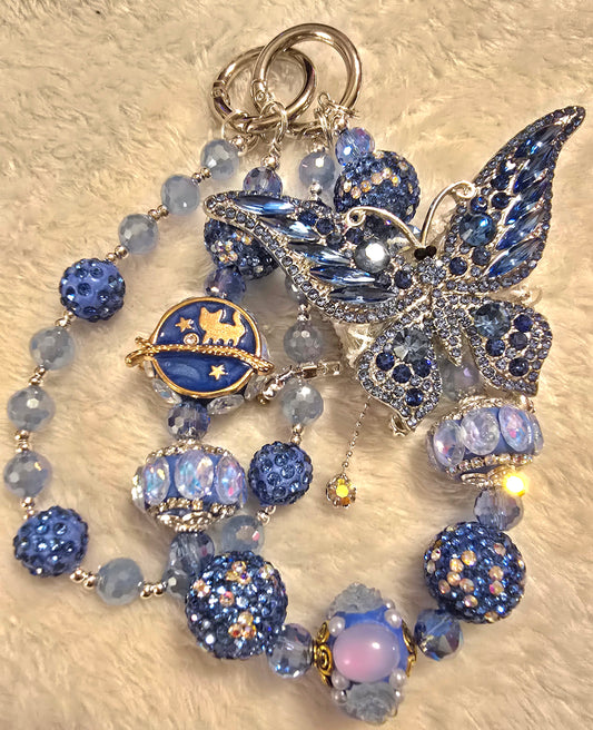 Sapphire Butterfly Accessory Chain