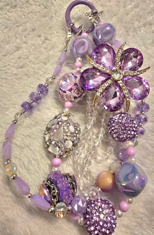 Lavender Flower Accessory Chain