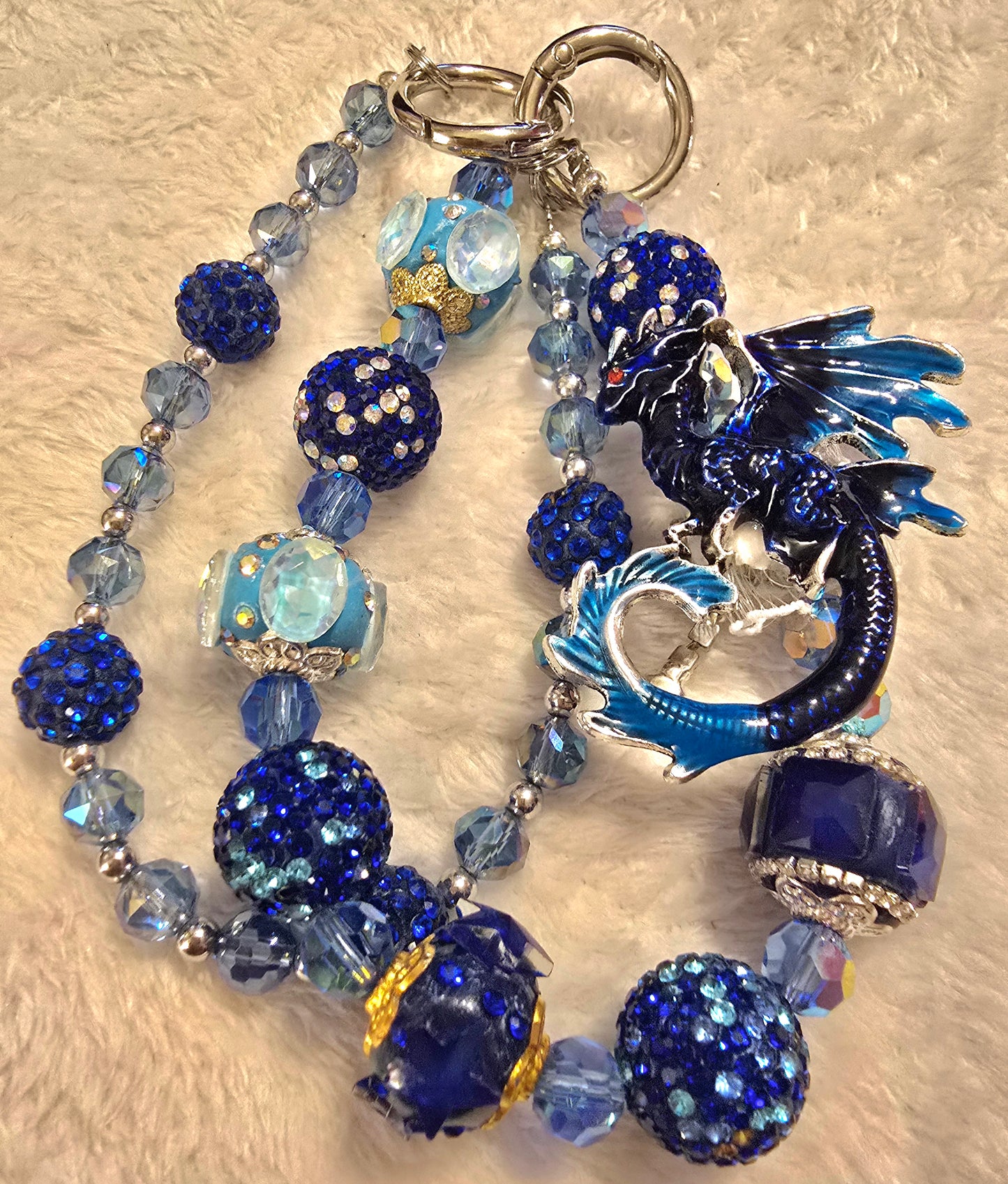Sapphire Dragon Accessory Chain