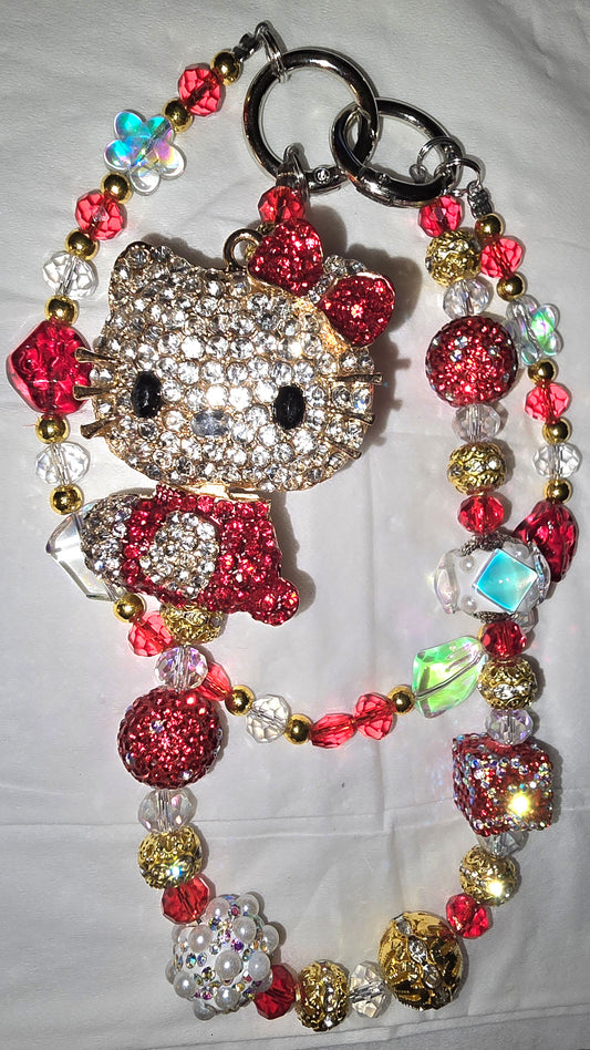 Red HK Accessory Chain