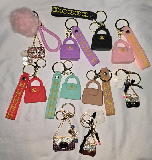 CC Handbag Keyring