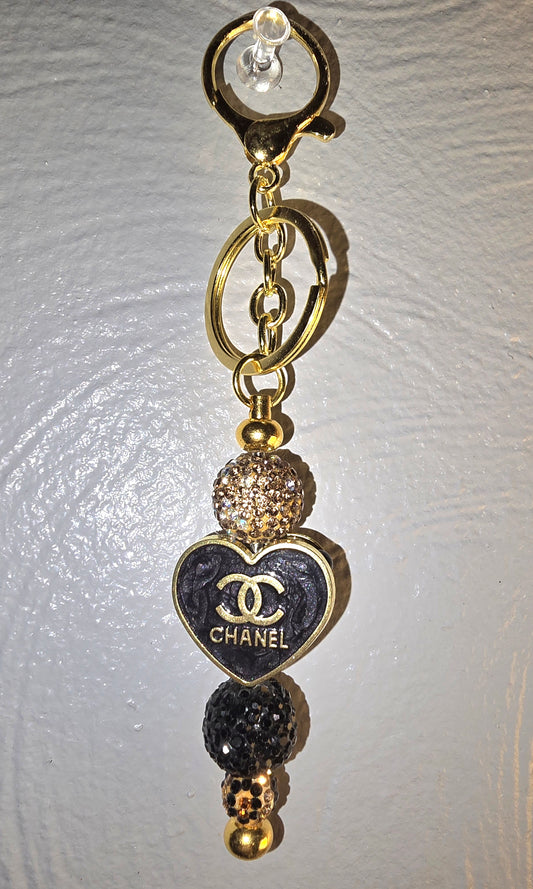 Iconique Noir Keychain