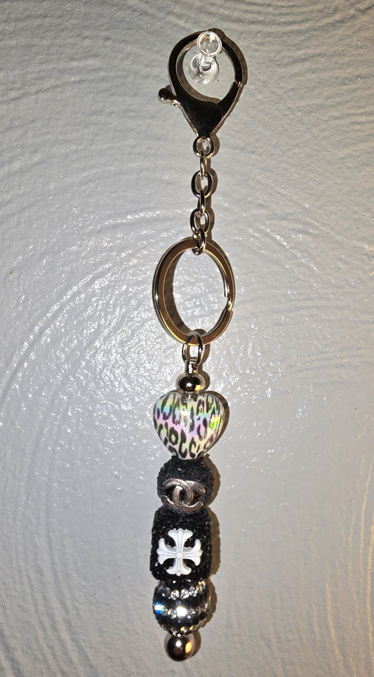 Midnight Jungle Keychain
