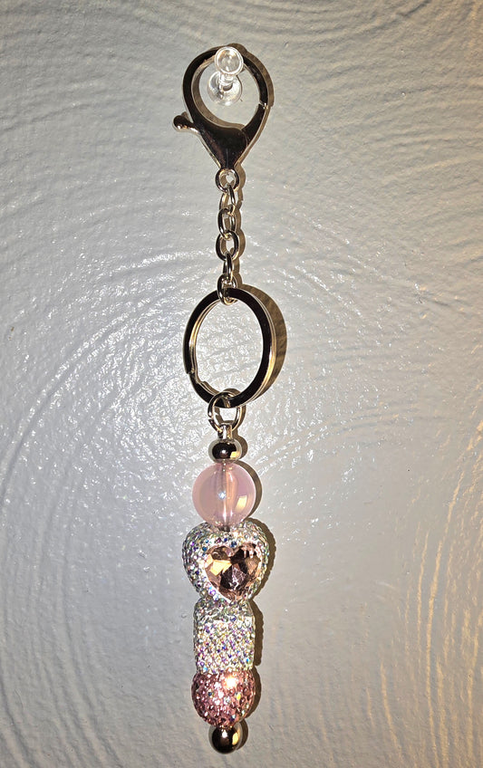 Heartbeat Halo Keychain