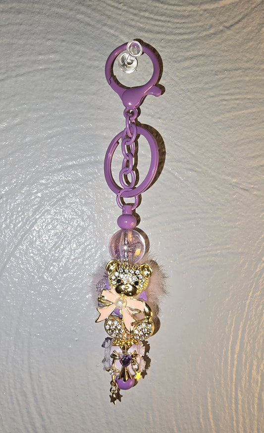 Starlight Teddy Keychain