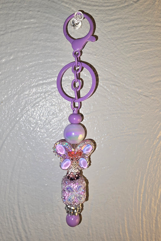 Lavender Flutter Keychain