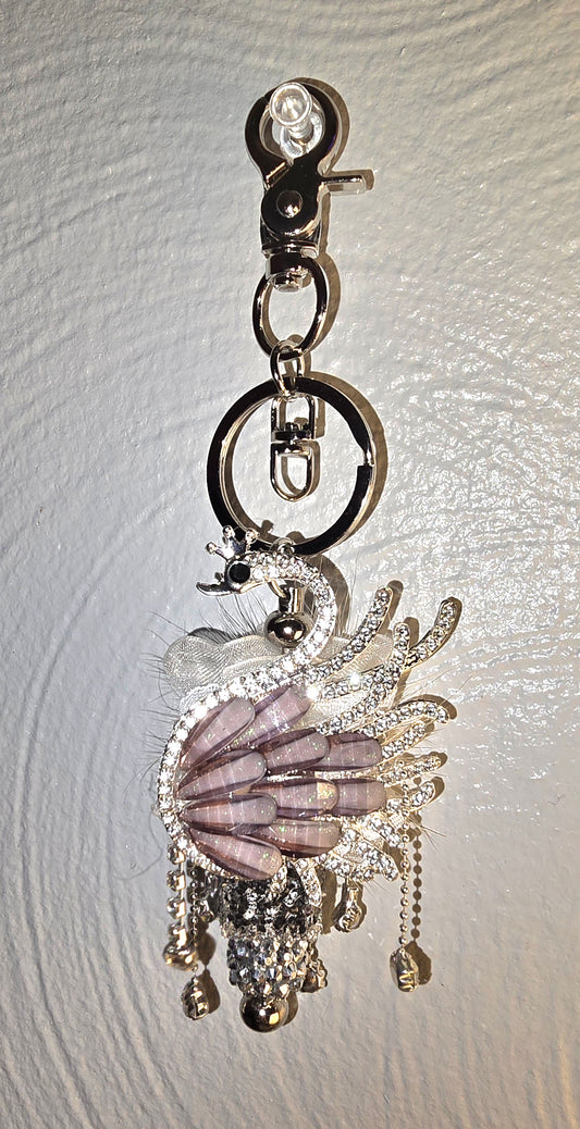 Parisian Swan Keychain