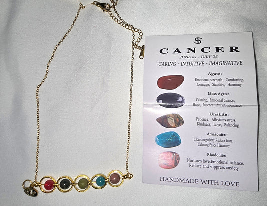 Cancer Zodiac Necklace