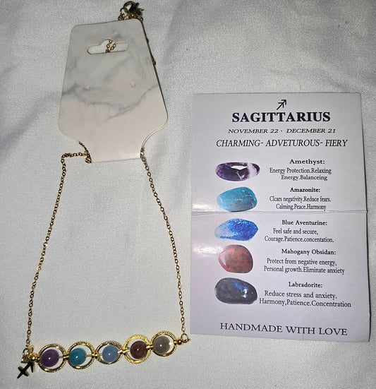 Sagittarius Zodiac Necklace