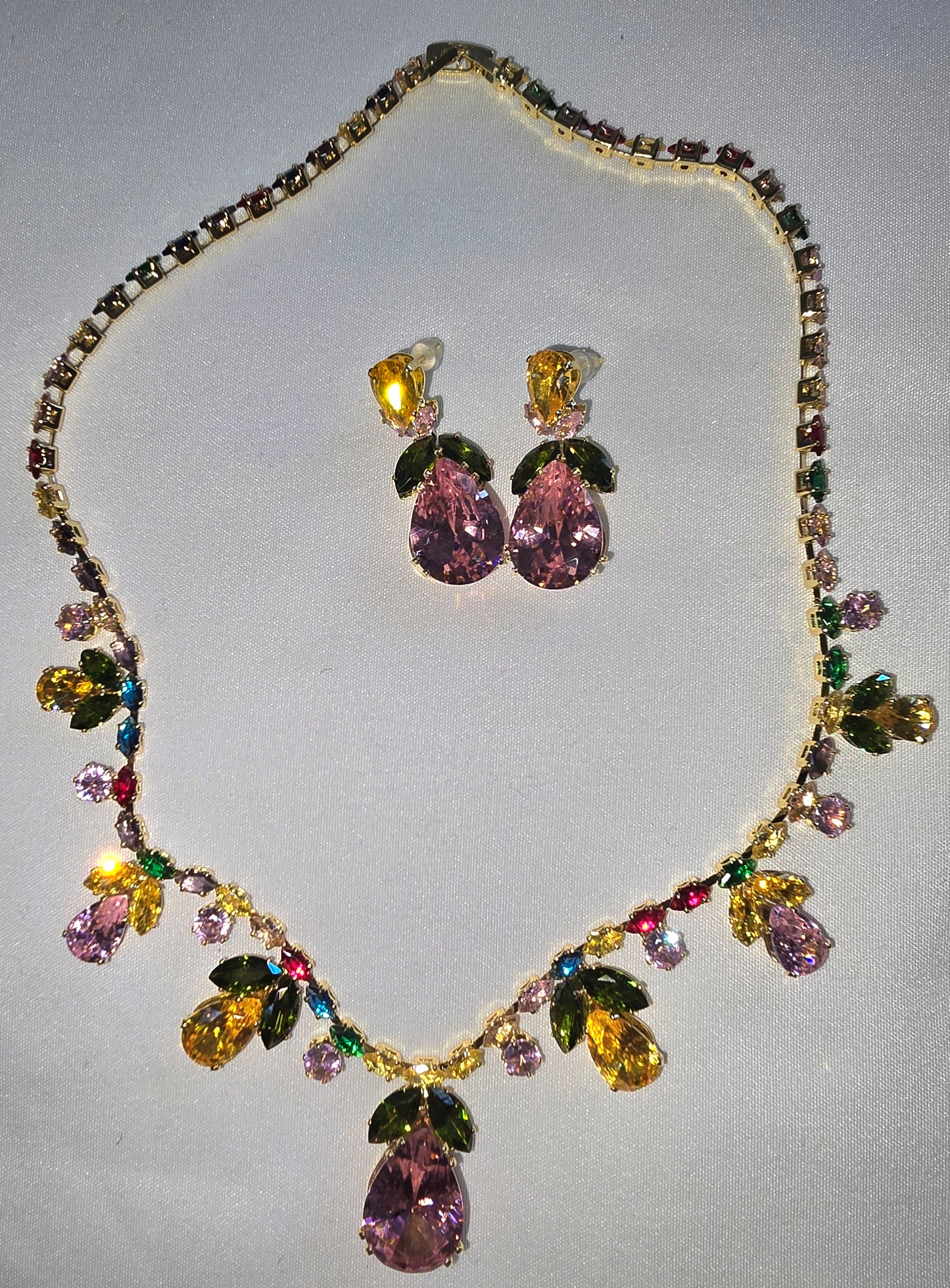 “Flora Fantasia” Necklace/Earring Set