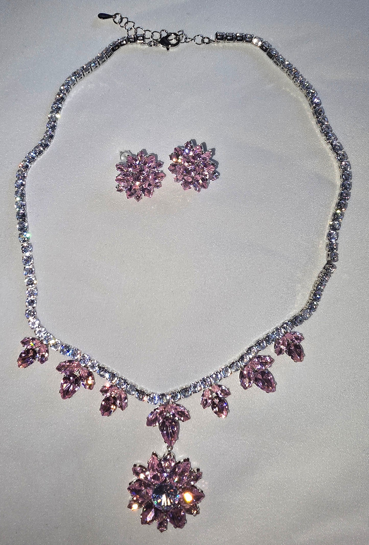 “Petal Prism” Necklace/Earring Set