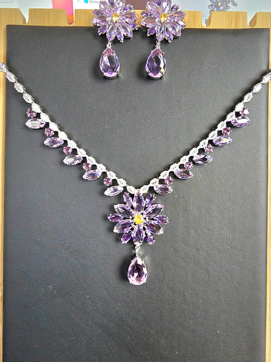 “Imperial Petal” Necklace/Earring Set