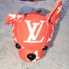Louis Vuitton Red Puppy Keychain