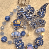 sapphire butterfly accessory chain