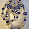 blue butterfly accessory chain