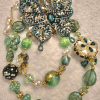 green butterfly accessory chain