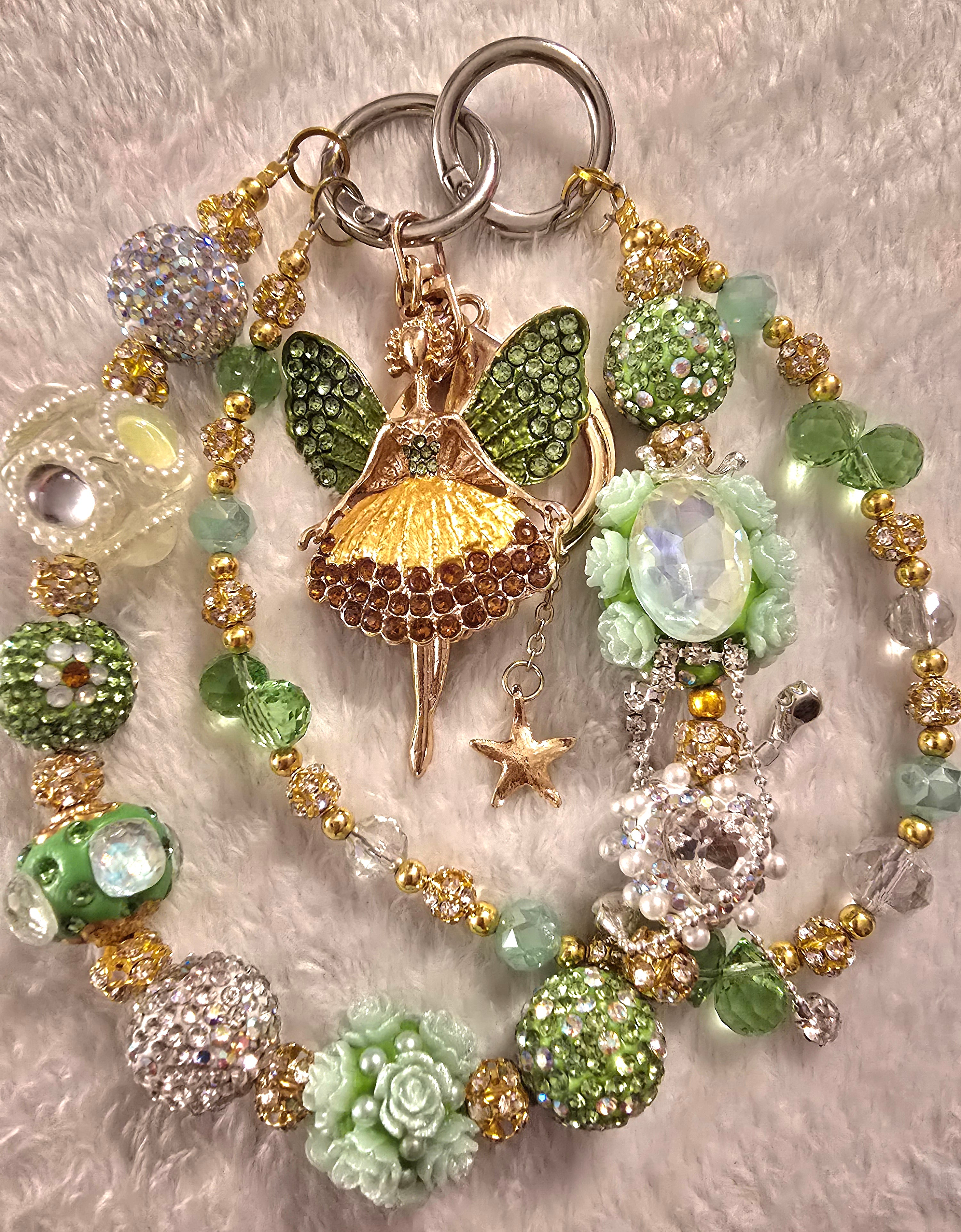 green fairy accessory chain