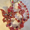 red butterfly accessory chain