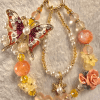 orange butterfly accessory chain
