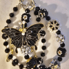 black butterfly accessory chain