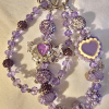 purple heart accessory chain